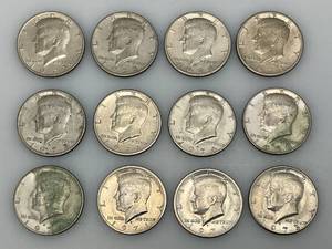 lot 173 image: Misc. 1970s Kennedy Half Dollars