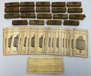 lot 230 image: Vintage Butterfly Tints Silk And Woolen Dyes In Original Boxes Minneapolis Minnesota And More