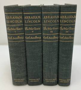 lot 238 image: EST. $175.00-$275.00 1939 Abraham Lincoln The War Years Vol. 1-4 (Nice Condition)