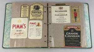 lot 240 image: Collection Of Misc. Collectible Liquor Labels
