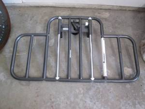 lot 564 image: Metal framed safety side rail for a...