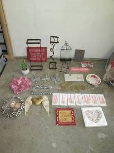 lot 565 image: Box of random nik naks,Nakshatra, a...