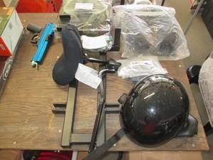 lot 576 image: Variety of bike accessories, neck p...