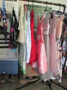 lot 596 image: Girls formal and casual dress lot ...