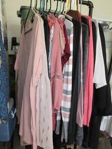 lot 599 image: Womens dress tops, t-shirts and ca...