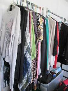 lot 611 image: Assortment of womens sweaters, sha...