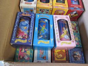lot 801 image: 27 Disney Collector Glasses Includi...