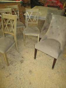 lot 520 image: Gorgeous Ashley furniture Wood dini...