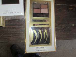 lot 550 image: Wood framed full length mirror appr...