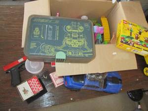 lot 777 image: Various childrens toys, Legos and ...