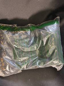 lot 9 image: Black Studded Bodysuit with Gold Accents