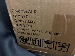lot 82 image: Mxx.Stil Ergonomic Office Chair, Black, in Box (Box Damaged)