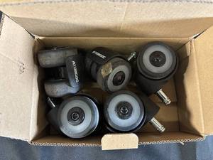 lot 90 image: Box of 5 Atomdoc Office Chair Casters