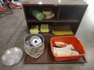 lot 220 image: Vintage Camping Cabinet
