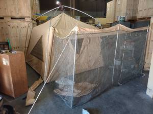 lot 218 image: Vintage Tent with optional Screened in porch