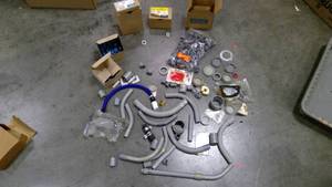 lot 145 image: Miscellaneous Electrical Plastic Conduit Connectors