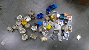 lot 159 image: Miscellaneous Plastic Electrical Boxes