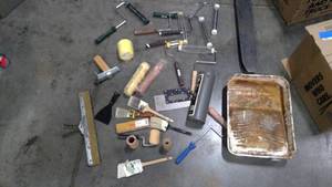 lot 247 image: Painting items