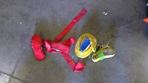 lot 316 image: Heavy duty Ratchet Straps