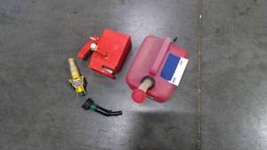 lot 320 image: Gas can, Spreader