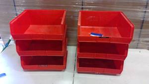 lot 402 image: AkroBins Stackable storage Bins