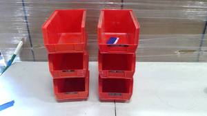 lot 406 image: AkroBins Stackable storage Bins