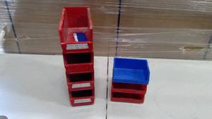 lot 405 image: AkroBins Stackable storage Bins