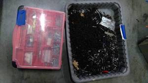 lot 408 image: Assorted screws and fastners