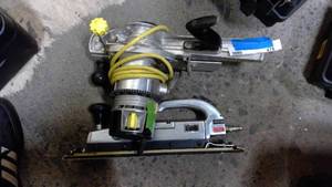 lot 478 image: Electric Planer, air sander