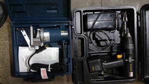 lot 494 image: Bosch Router, drill