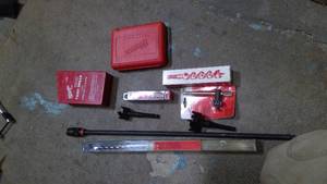 lot 545 image: Milwaukee Drill bits, drill chuck, Long extension