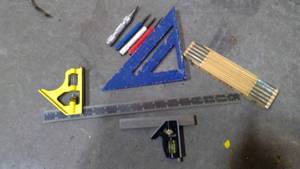 lot 549 image: Punches measure items chalk line