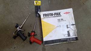 lot 589 image: Spray foam accessories