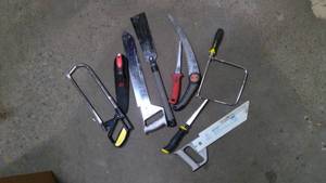 lot 627 image: assorted saws