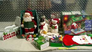 White Christmas Decoration Tote