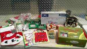 lot 15 image: Christmas Decoration Extras Tote