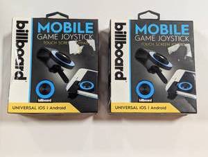 lot 11 image: Pair of Billboard Mobile Game Joystick Touch Screen Joypad