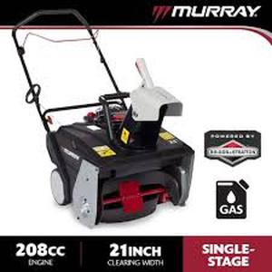 Murray 21 in. 208cc Auger-Propelled Single-Stage Gas Snow Blower