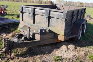 Tandem Axle Dump Trailer - 6' x 10' - For Parts