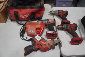 lot 54 image: Assorted Milwaukee Power Tools