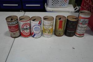 lot 57 image: Vintage Beer Cans