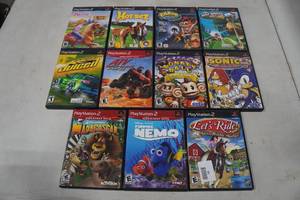 lot 65 image: 11 Playstation 2 Games - Crash Bandicoot, Sonic, Nemo