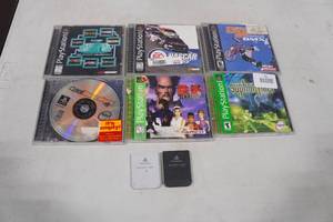 lot 62 image: PlayStation Games and Memory Cards