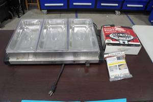 lot 69 image: 3-Slot Chafing Dish