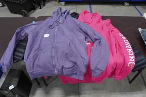 lot 74 image: 2 Ladies Sweatshirts and Jacket - Large