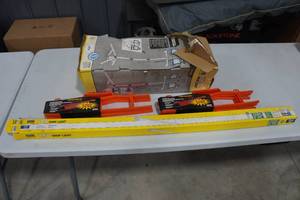 lot 116 image: Shop Lights and Extension Cord Racks