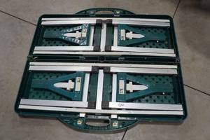 lot 210 image: Folding Camp Table with Benches