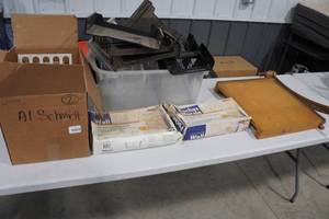 lot 209 image: Office Supplies - File Organizers, Paper Cutter, Folders