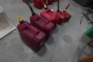 lot 191 image: 5 Gas Cans