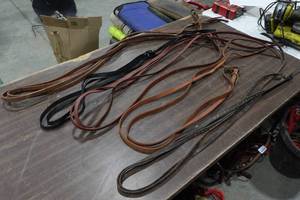 lot 274 image: Leather Reins